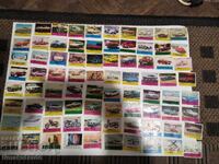 Pictures of Bi Bib chewing gum series 1 to 168 with 12 pieces missing