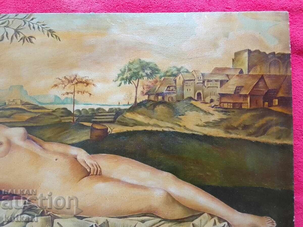 Аукцион Репродукция Спящата Венера 16 век Джорджоне и Тициан Еротика Аукцион Репродукция Спящата Венера 16 век Джорджоне и Тициан Еротика