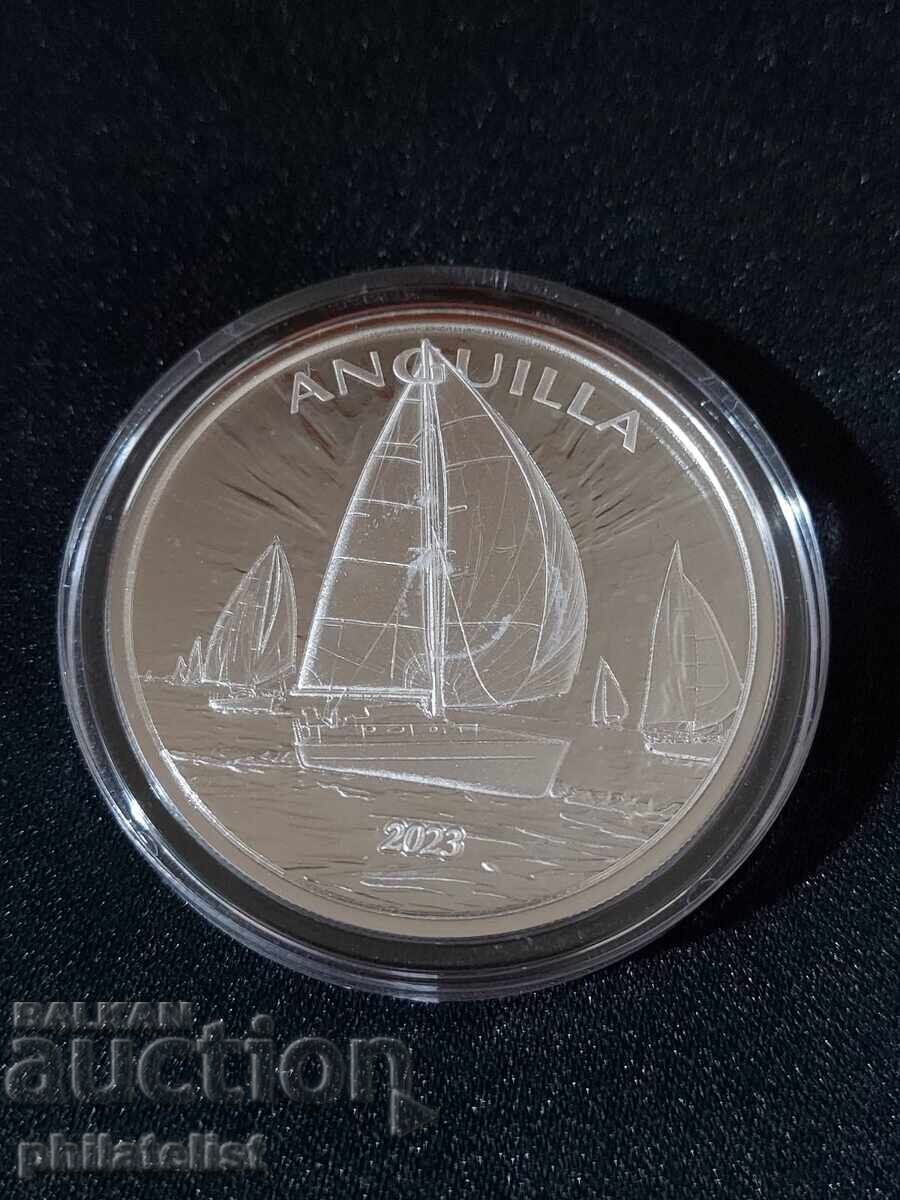 Anguilla 2023 - 2 dolari - Regatta EC8 - Monedă de argint de 1 OZ