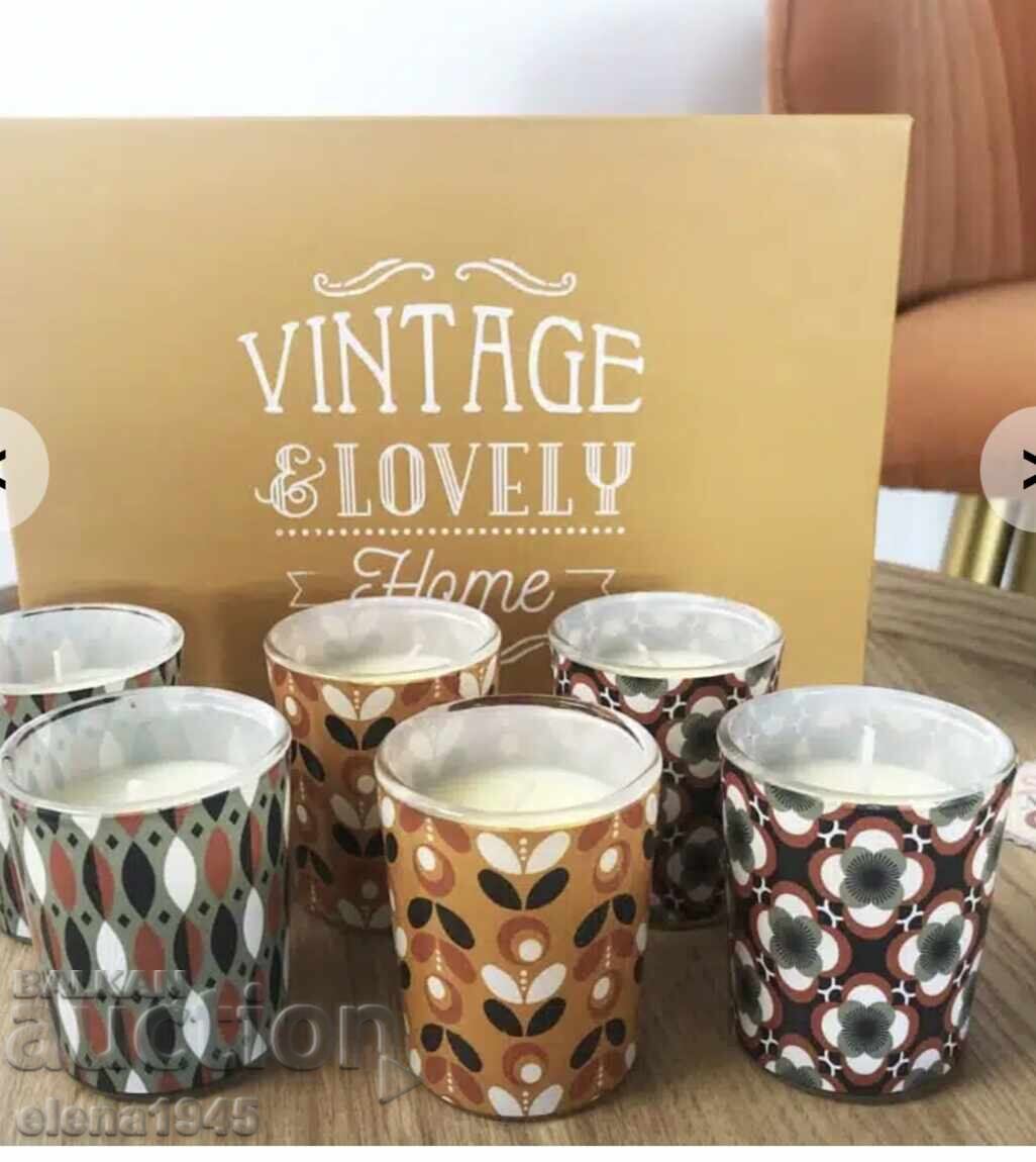 Auction Box of 6 candles Auction Box of 6 candles