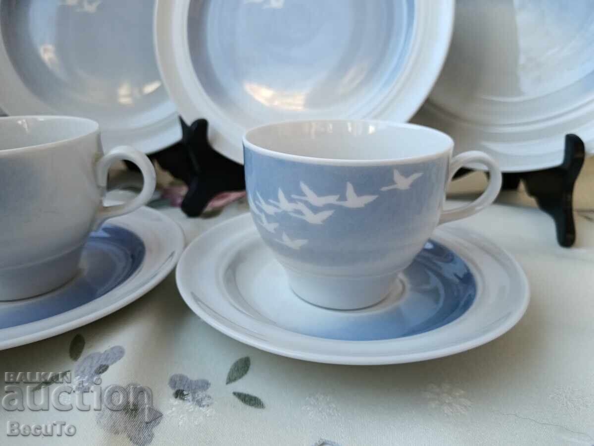 Rare find Danish porcelain coffee and dining set - 5 Rare find Danish porcelain coffee and dining set - 5