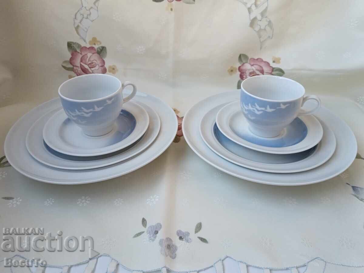 Rare find Danish porcelain coffee and dining set - 7 Rare find Danish porcelain coffee and dining set - 7