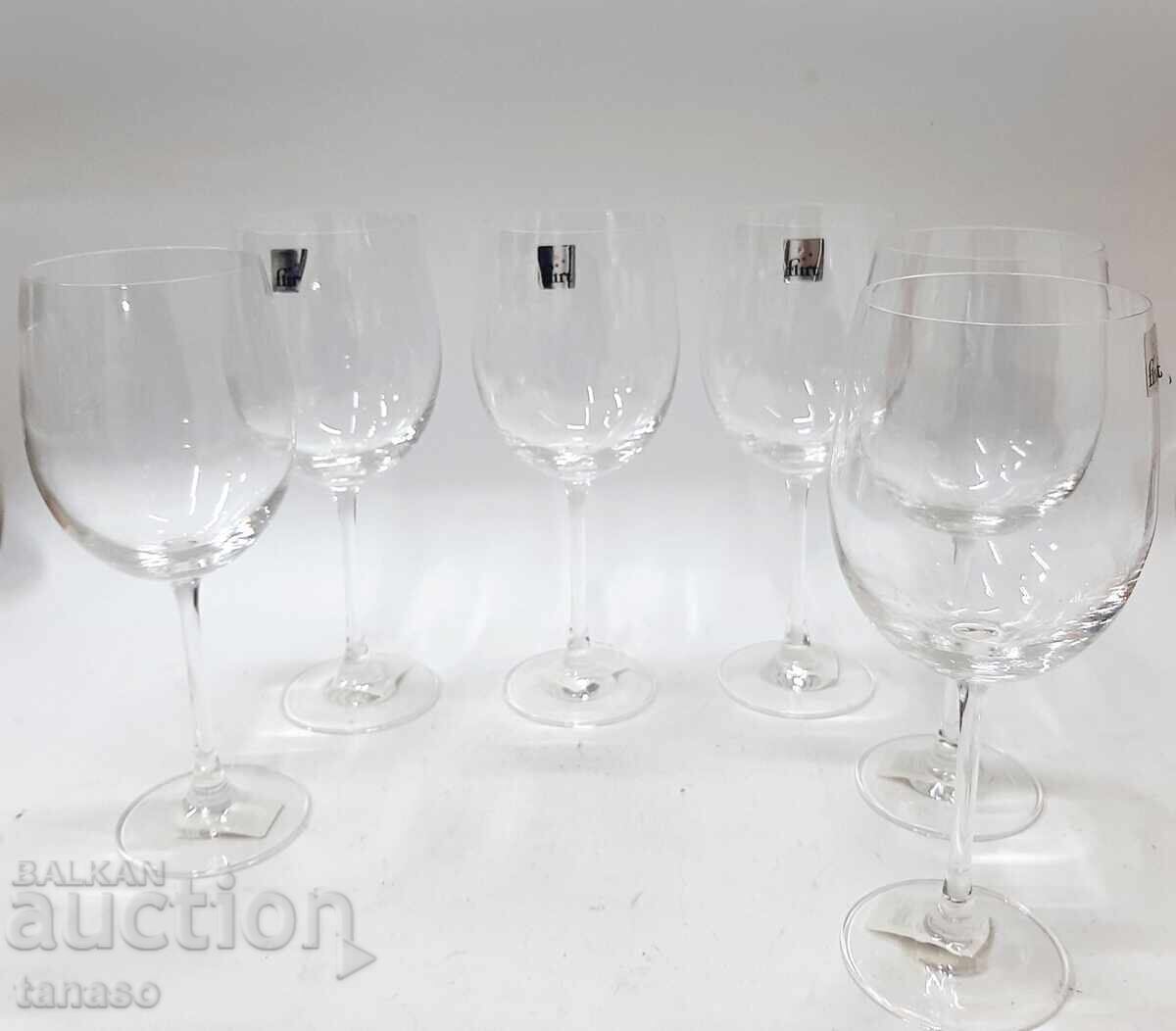 6 large wine glasses, 560 ml, unused (12.1) - 5 6 large wine glasses, 560 ml, unused (12.1) - 5