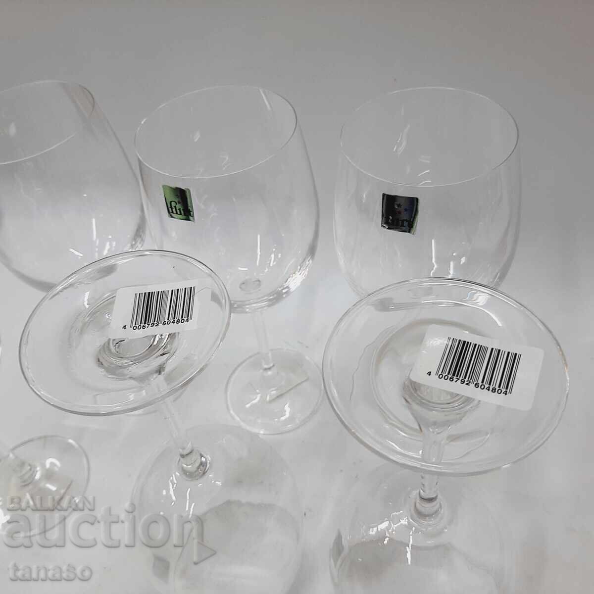 6 large wine glasses, 560 ml, unused (12.1) - 6 6 large wine glasses, 560 ml, unused (12.1) - 6