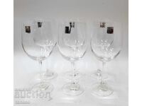 6 large wine glasses, 560 ml, unused (12.1)