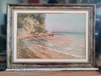 Napoleon Alekov - private collection 1950s oil, framed