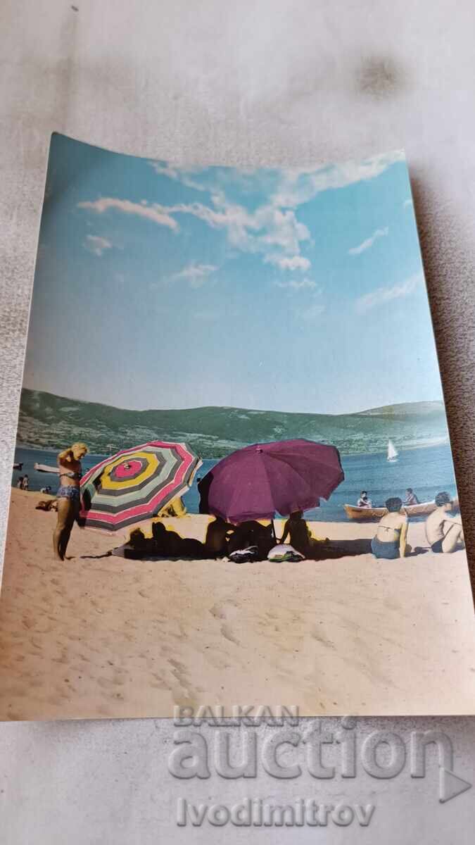 Postcard Sunny Beach On the beach 1960