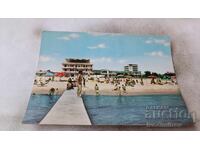 Postcard Sunny Beach View 1961