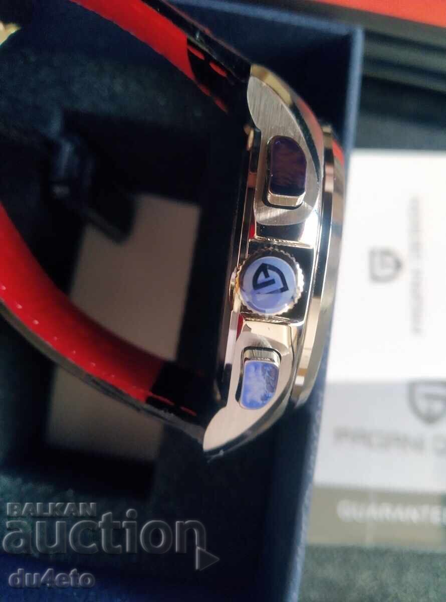 Men's sports watch Pagani Design Sport PD-3306 white chrono - 5