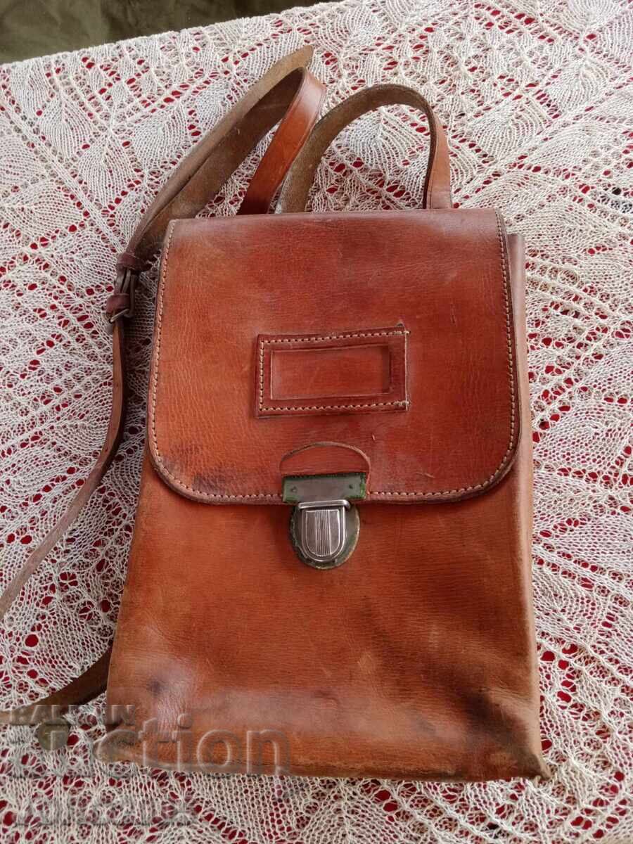 Officer's leather bag