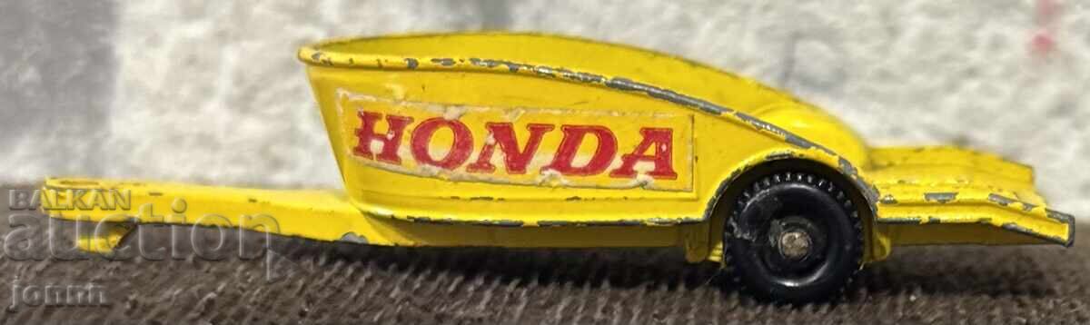 Matchbox Lesney England Honda Motocicletă Remorcă #38