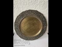 Casserole, plate, tray-35 cm, copper