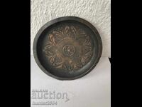 Casserole, plate, tray-25 cm, copper