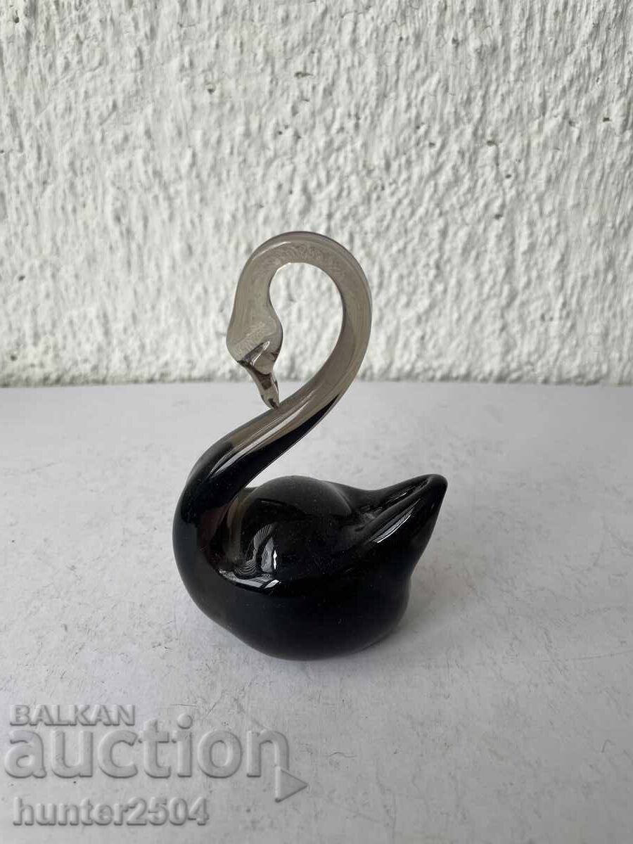 Лебед -стъкло,11 см