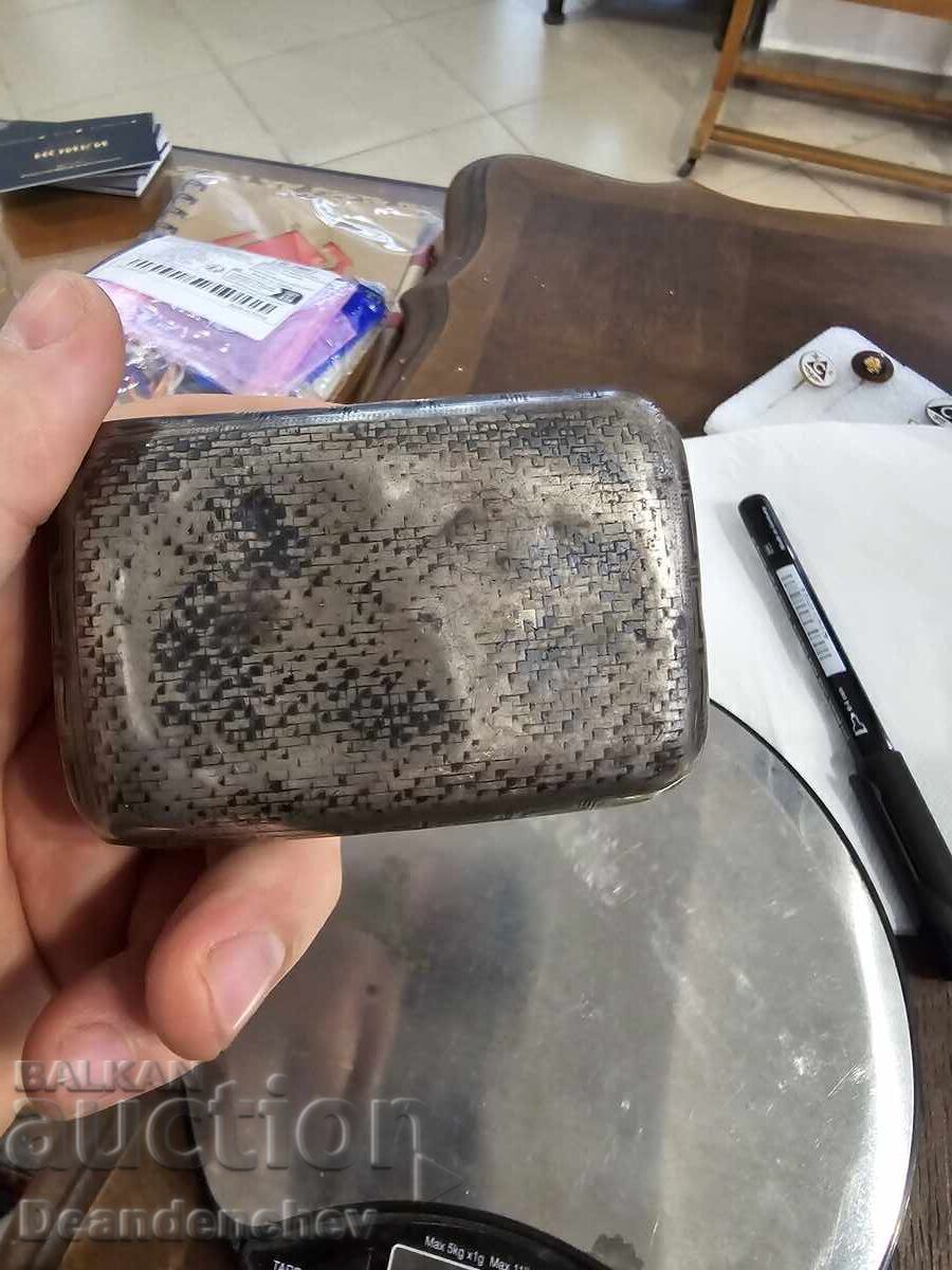 Auction Silver tobacco box Tsarist Russia Auction Silver tobacco box Tsarist Russia