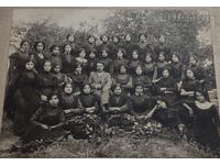 STUDENT TEACHER EARLY 20th century PHOTO CARDBOARD