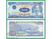 (¯`'•.¸ VIETNAM 5000 dong 1991 UNC ¸.•'´¯)