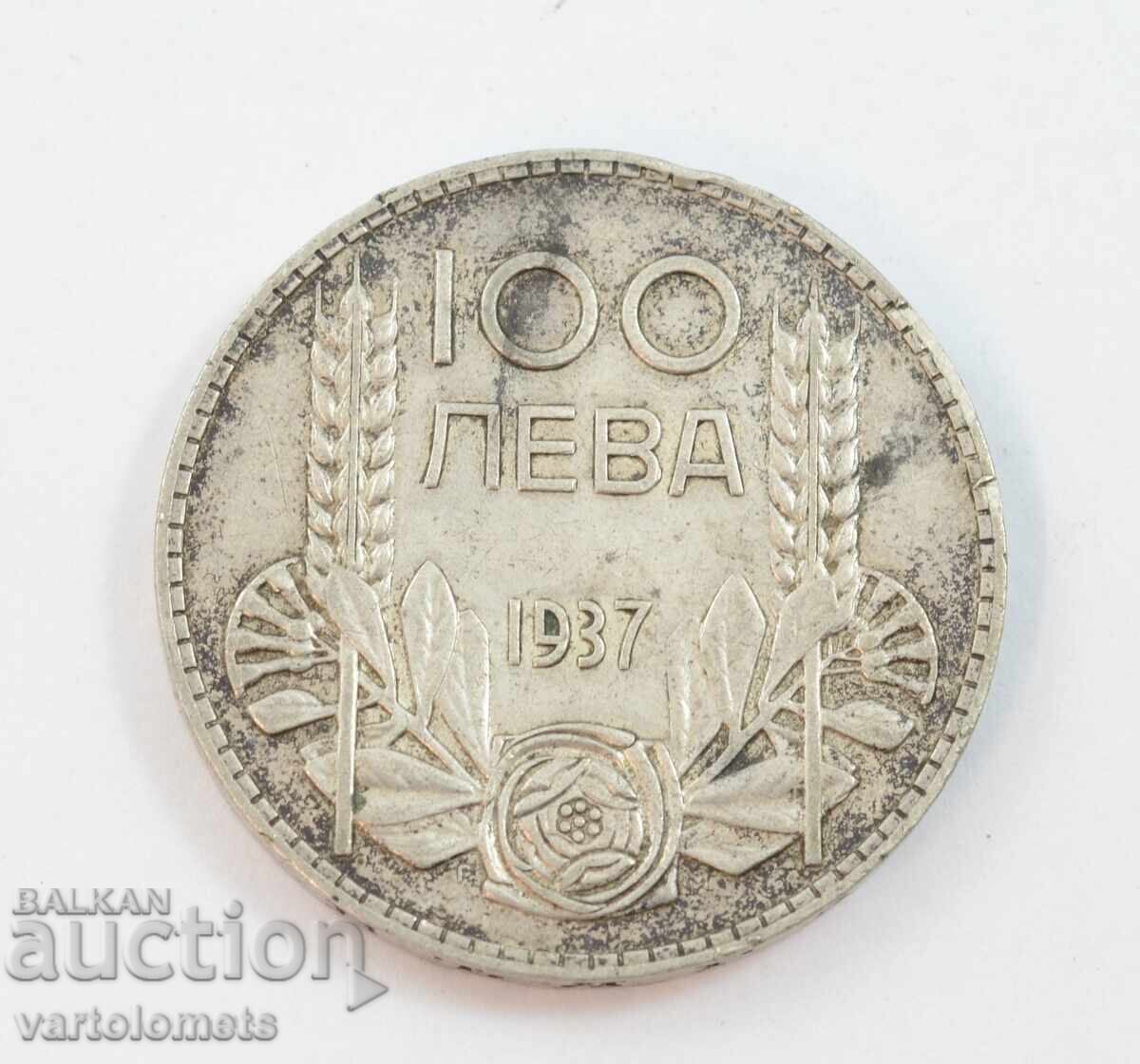 100 Leva 1937 - Bulgaria › Tsar Boris III