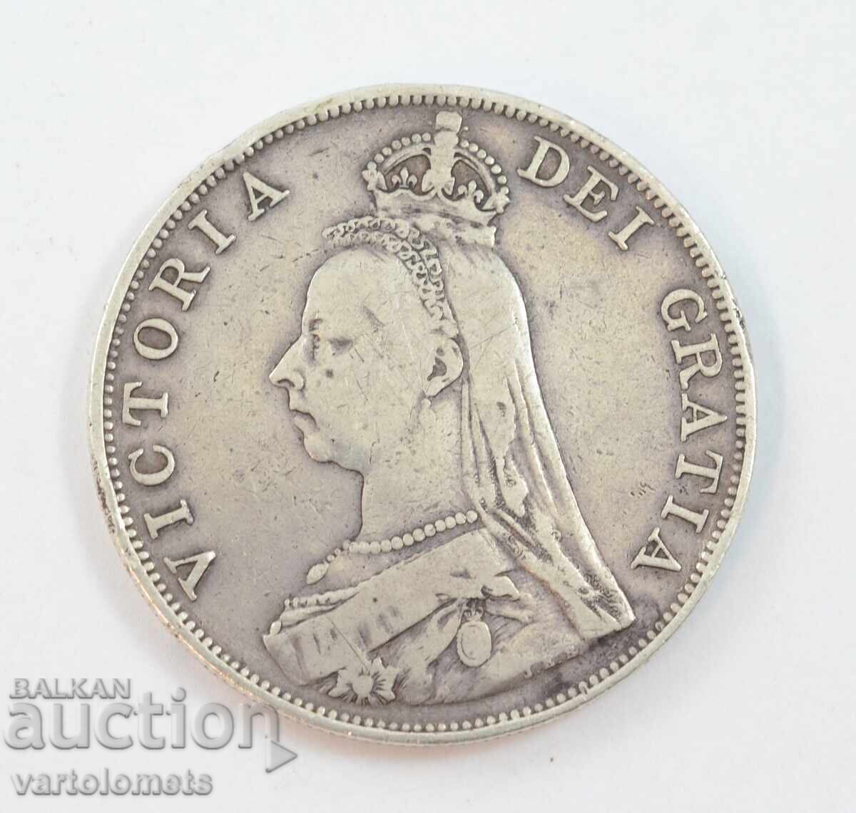 4 shillings (2 florins), double florin 1890 - Great Britain