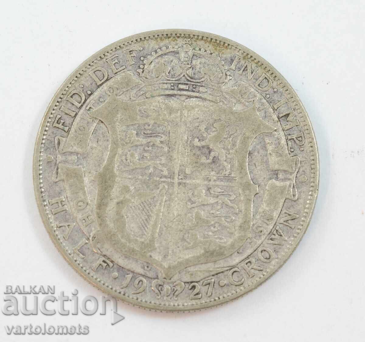 ½ crown 1927 - Great Britain › King George V