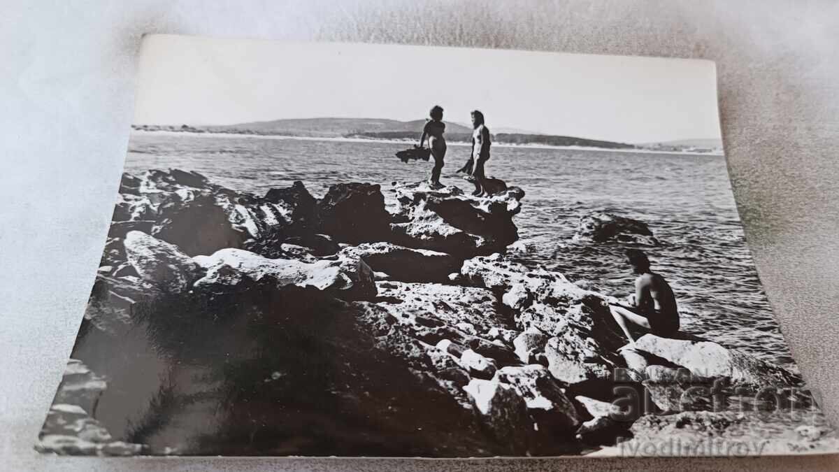 Carte poștală Primorsko Devil's Beach 1960