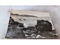 Postcard Primorsko The Beach 1960