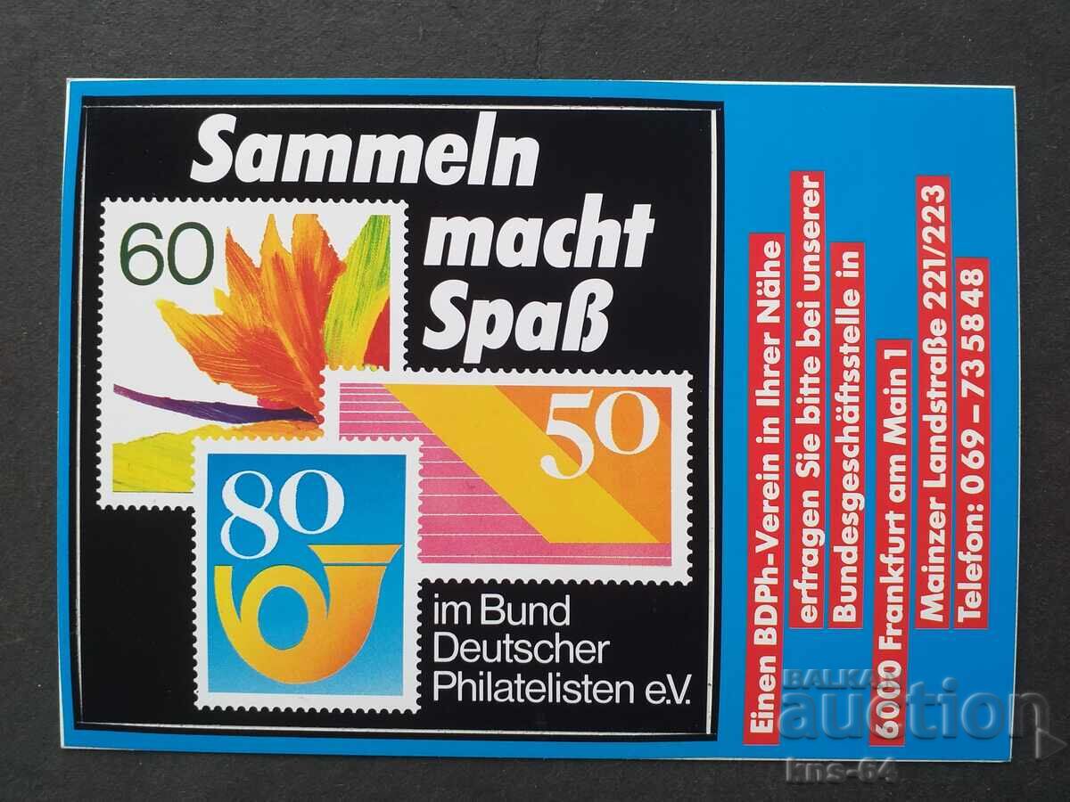 Card Sticker Philately Card Sticker Philately