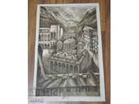 Elka Naydenova Drawing Lithography Rila Monastery