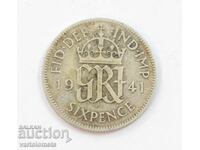 6 pence 1941 - Great Britain › King George VI