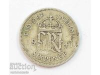 6 πένες 1941 - Μεγάλη Βρετανία › King George VI