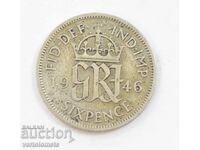 6 pence 1946 - Great Britain › King George VI