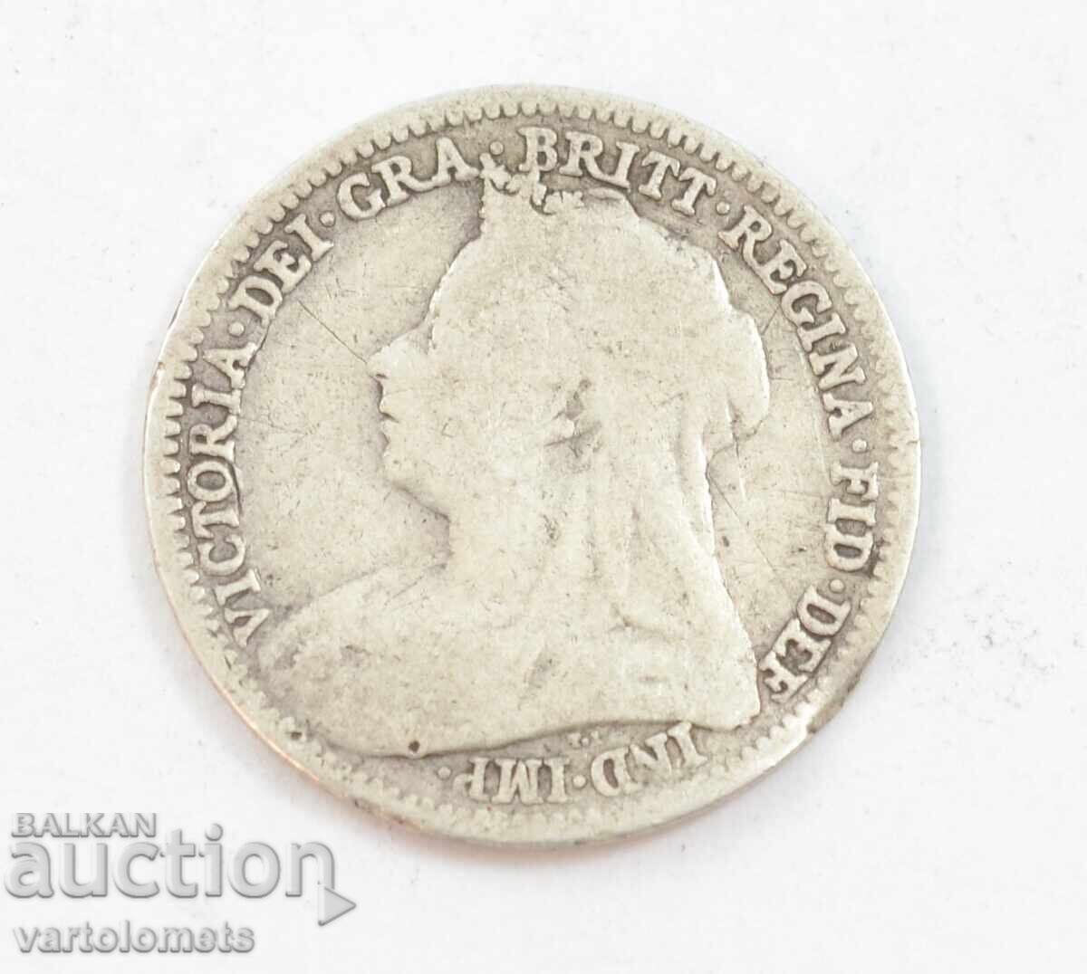 3 pence 1900 - Great Britain › Queen Victoria with price € 5.00 | 9.78 BGN