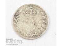 3 pence 1900 - Great Britain › Queen Victoria