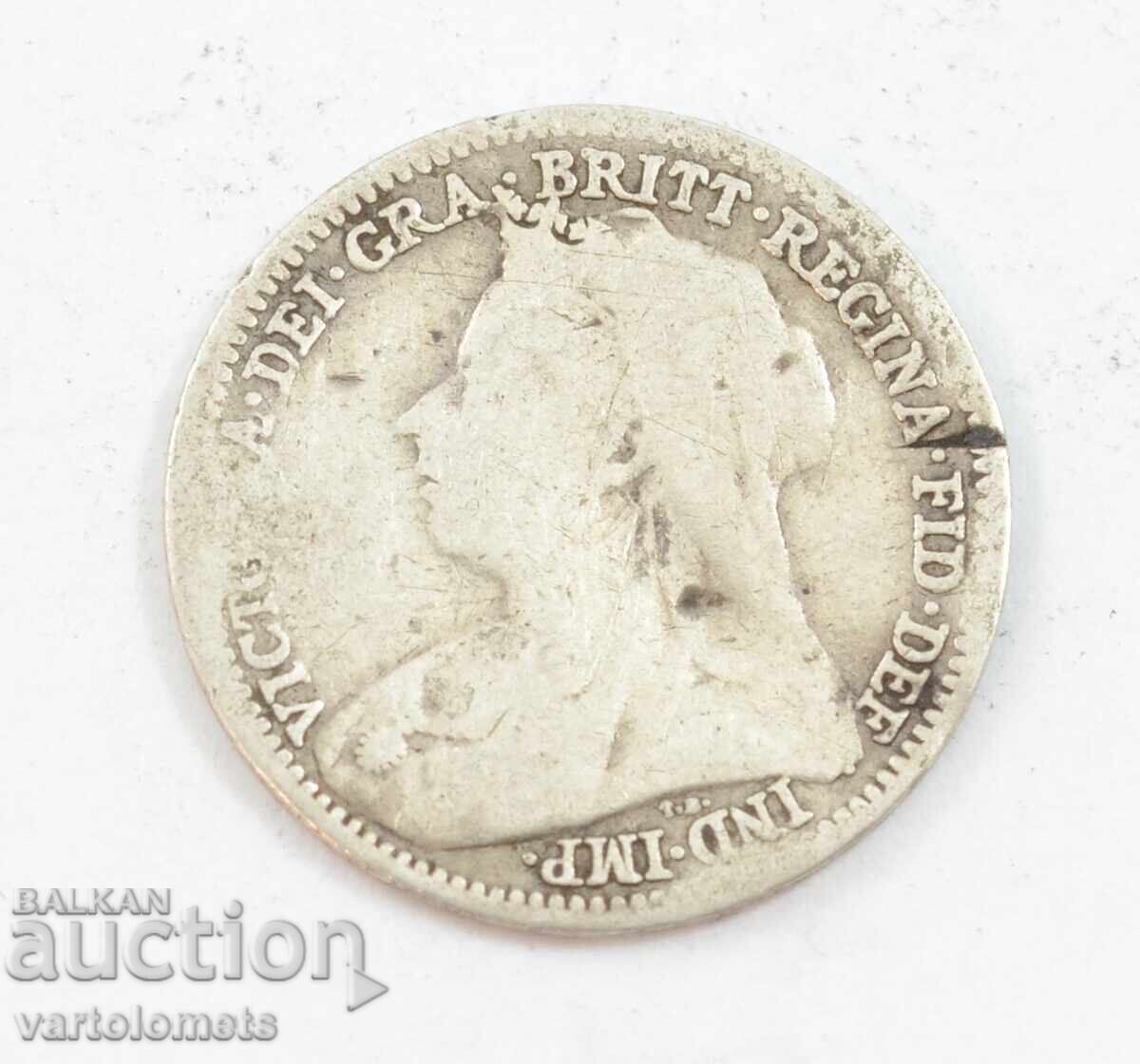 3 πένες 1901 - Μεγάλη Βρετανία › Βασίλισσα Βικτώρια με τιμή 7.00 BGN | € 3.58 3 πένες 1901 - Μεγάλη Βρετανία › Βασίλισσα Βικτώρια με τιμή 7.00 BGN | € 3.58