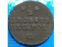 1/2 grosz 1767 Poland Krakow Poniatowski - rare!