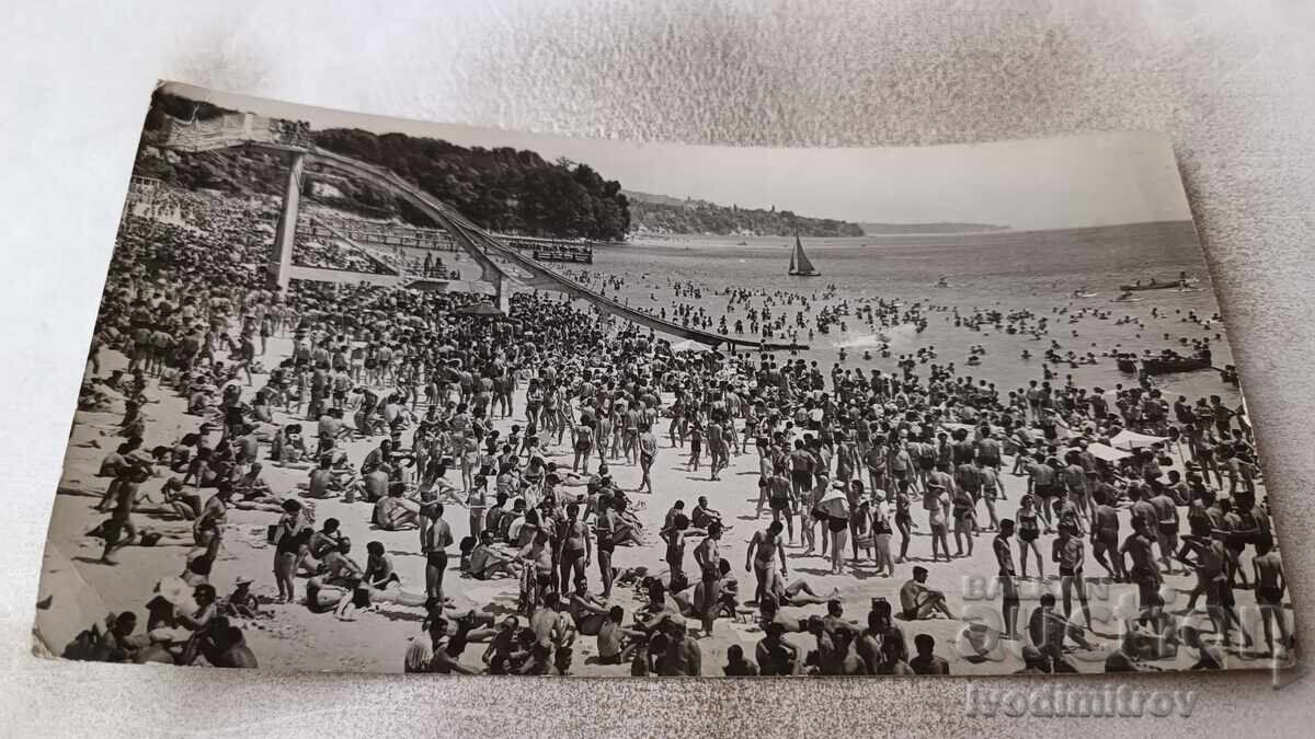 Postcard Varna The Beach