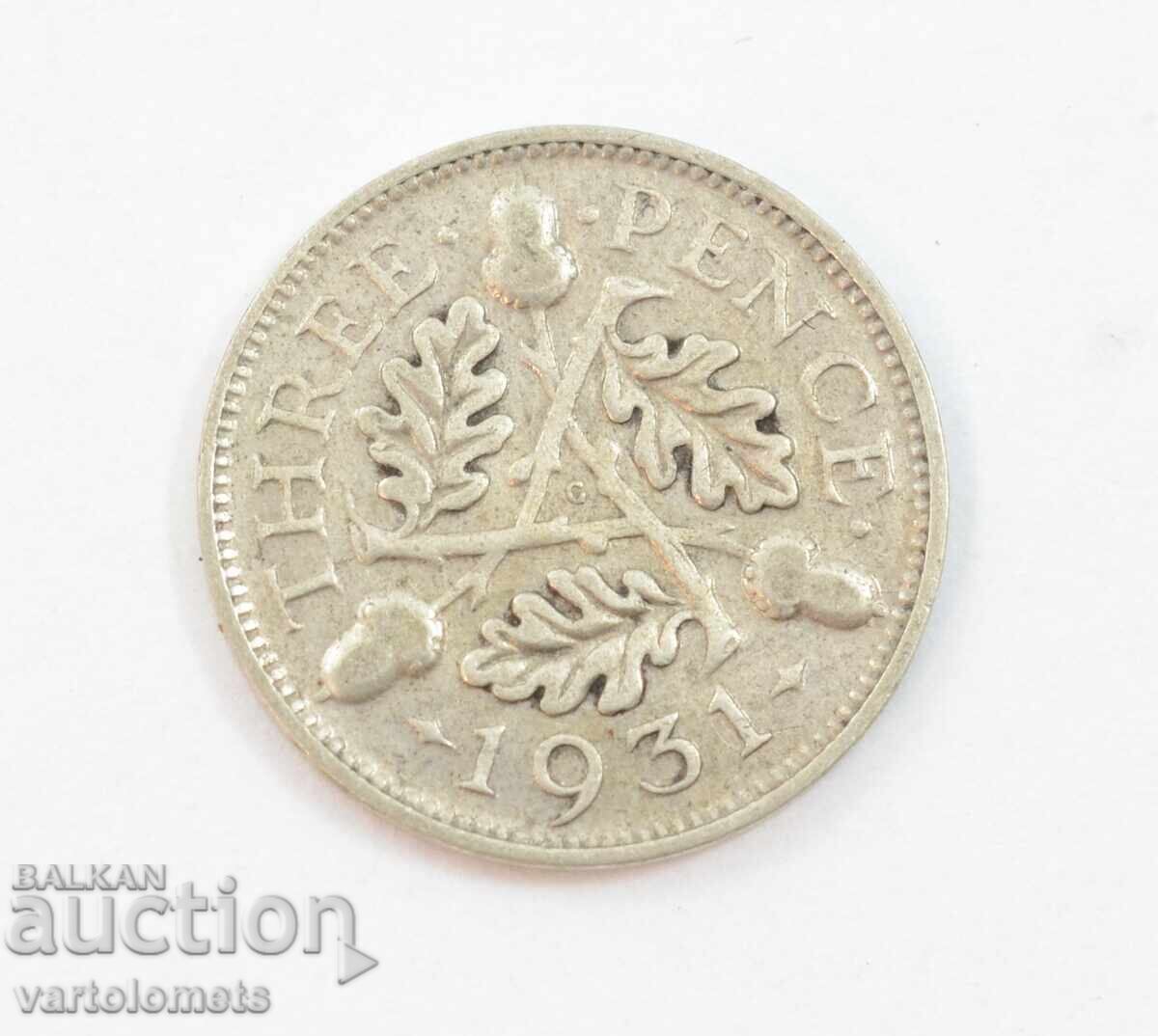 3 pence 1931 - Great Britain › King George V 3 pence 1931 - Great Britain › King George V