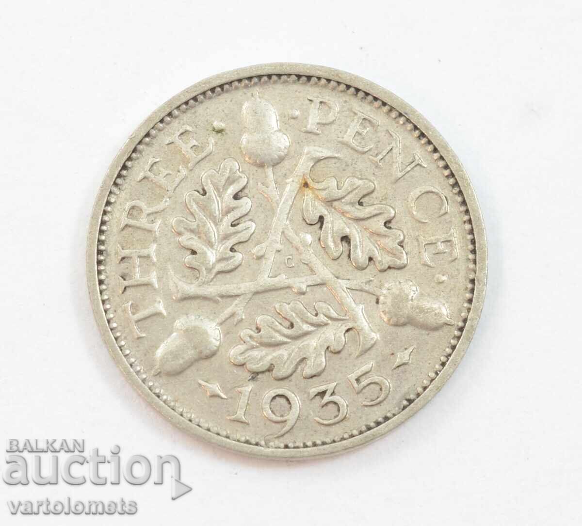 3 πένες 1935 - Μεγάλη Βρετανία › King George V