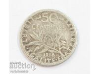 50 centimes 1918 - Γαλλία › Τρίτη Δημοκρατία