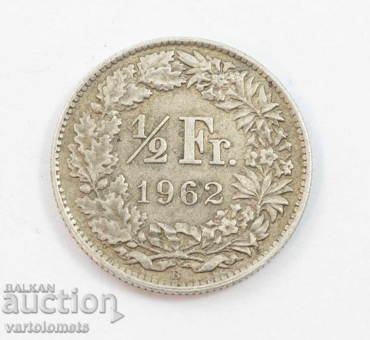 ½ franc 1962 - Switzerland › Swiss Confederation