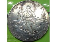 Shield 1818 Vatican Pontiff Pius VII silver