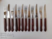 Sheffield steak cutlery, England. Excellent condition.