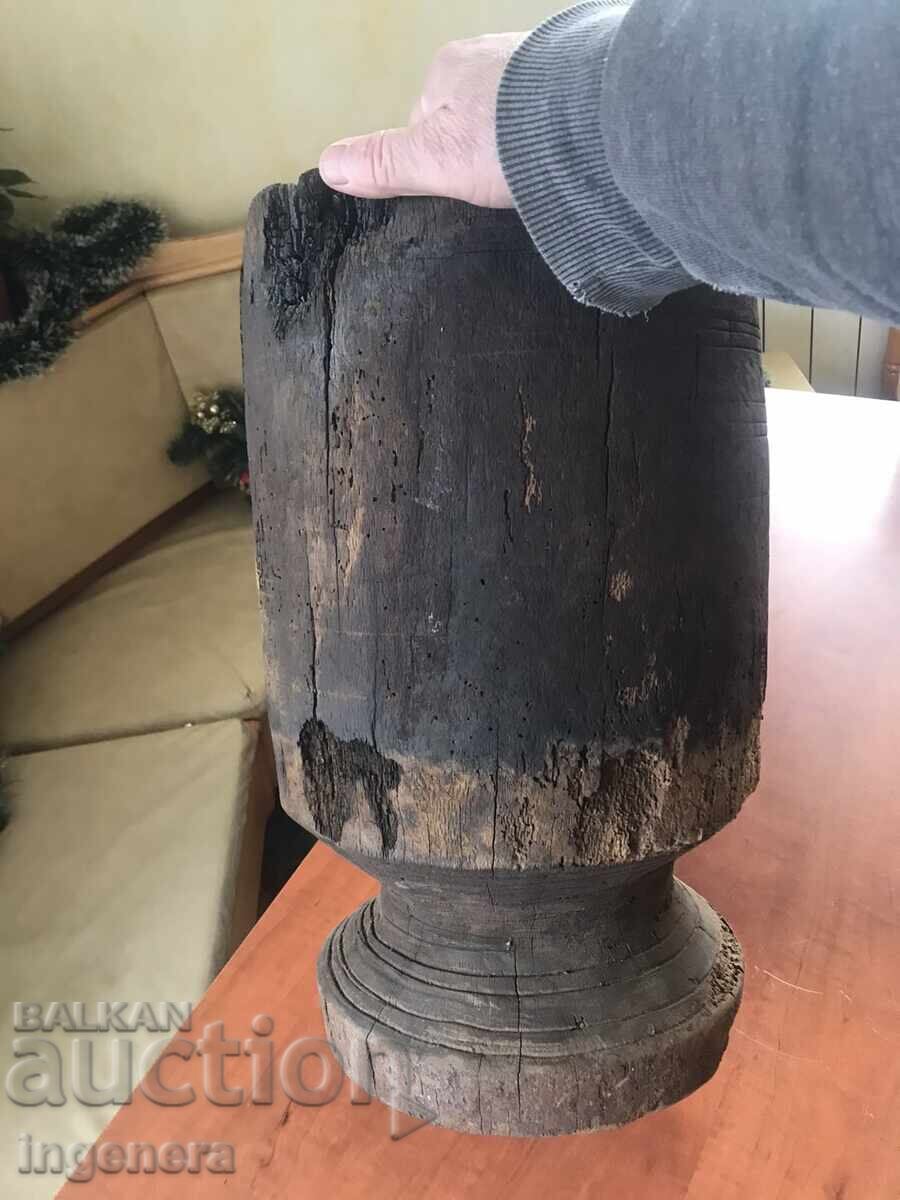 BOTTLE OIL CHEERING VESSEL ANTIQUE WOODEN VESSEL - 6 BOTTLE OIL CHEERING VESSEL ANTIQUE WOODEN VESSEL - 6