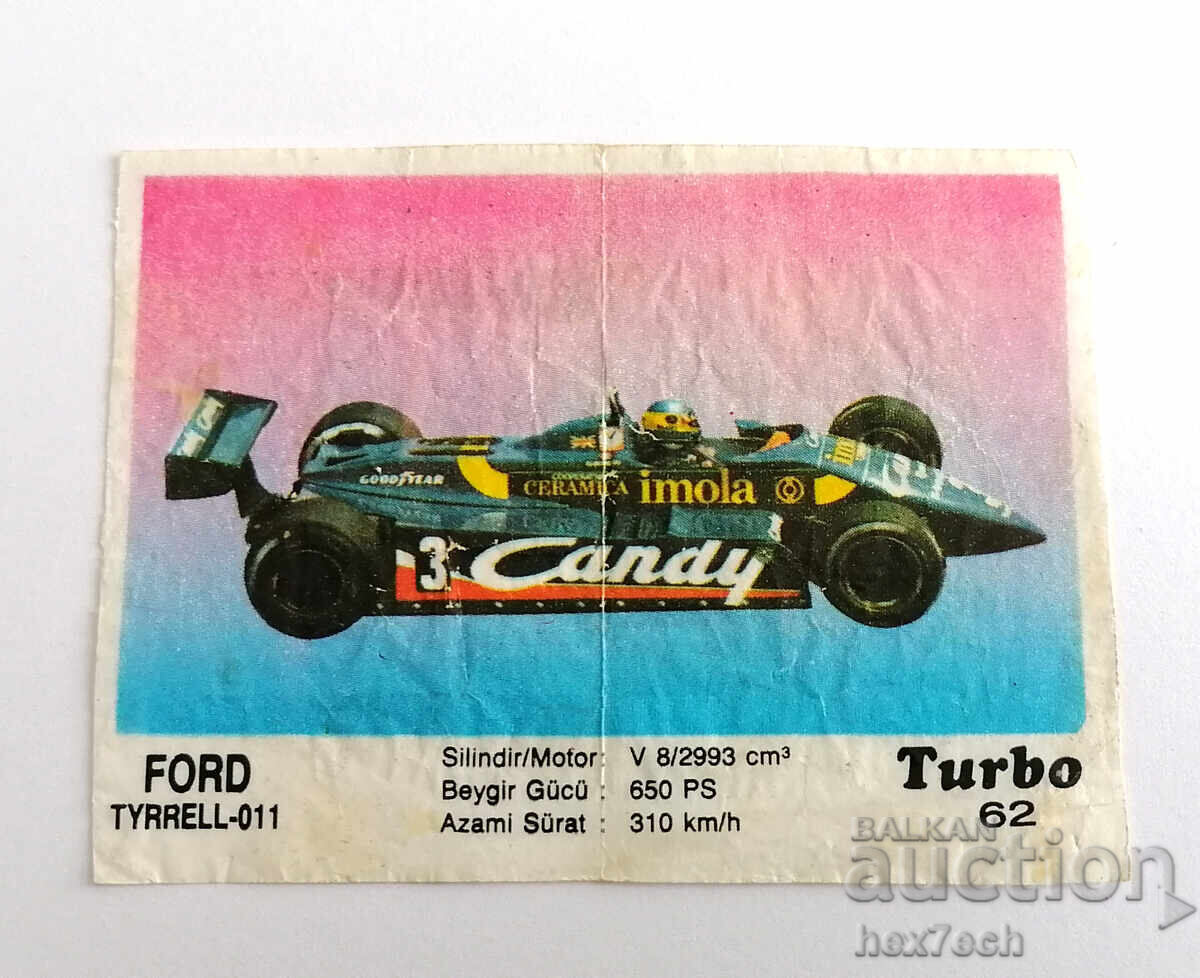 ❤️ ⭐ Picture Turbo Turbo black 62 Ford Tyrrell-011 ⭐ ❤️