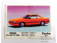 ❤️ ⭐ Poza Turbo Turbo negru 90 Nissan Skylline ⭐ ❤️