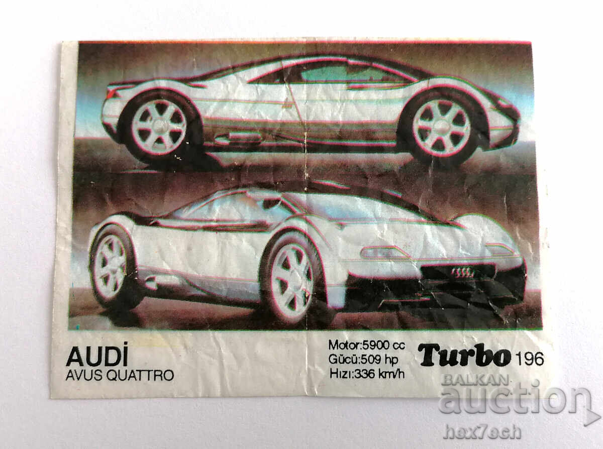 ❤️ ⭐ Poza Turbo Turbo negru 196 Audi Avus Quattro ⭐ ❤️