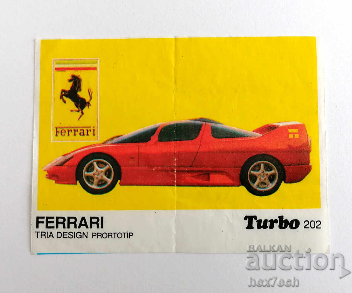 ❤️ ⭐ Poza Turbo Turbo negru 202 Ferrari Tria ⭐ ❤️