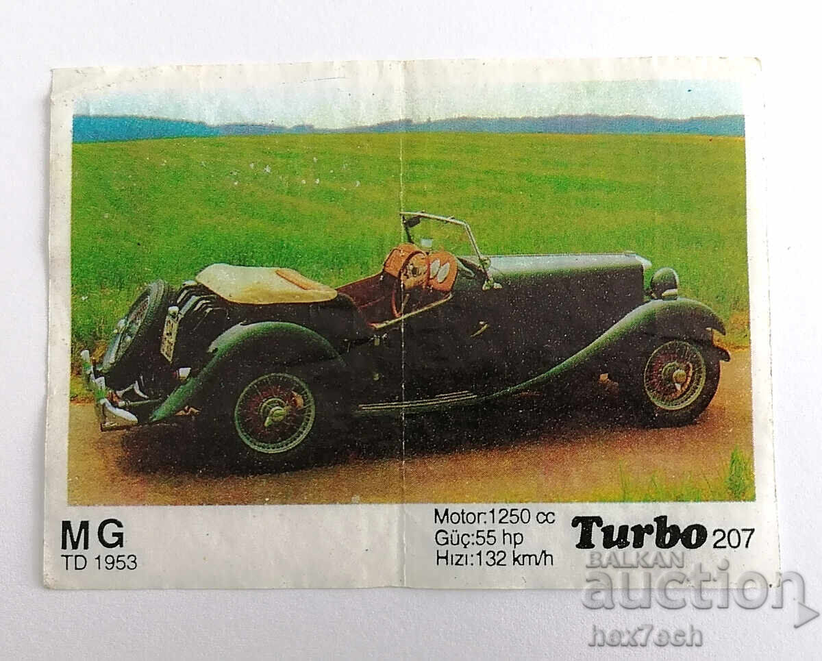 ❤️ ⭐ Picture Turbo Turbo black 207 MG TD 1953 ⭐ ❤️