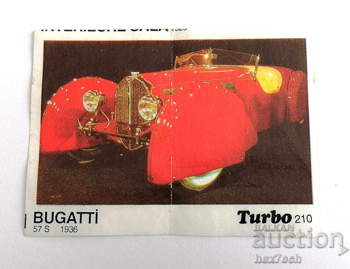 ❤️ ⭐ Картинка Turbo Турбо черно 210 Bugatti 57 S 1936 2 ⭐ ❤️