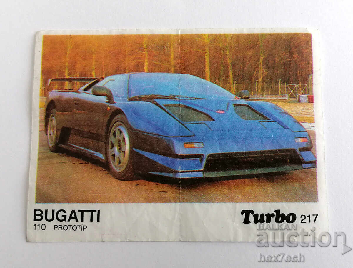 ❤️ ⭐ Imagine Turbo Turbo negru 217 Bugatti 110 ⭐ ❤️